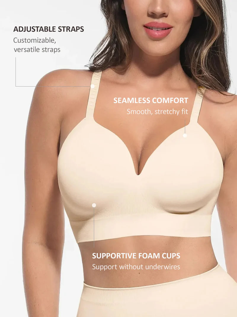 Seamless Push-Up Shaping Bra